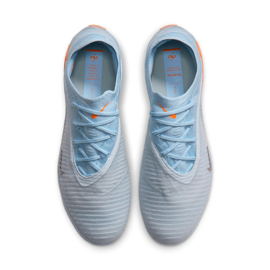 Nike Phantom 6 United 4 Elite FG bleu ciel orange