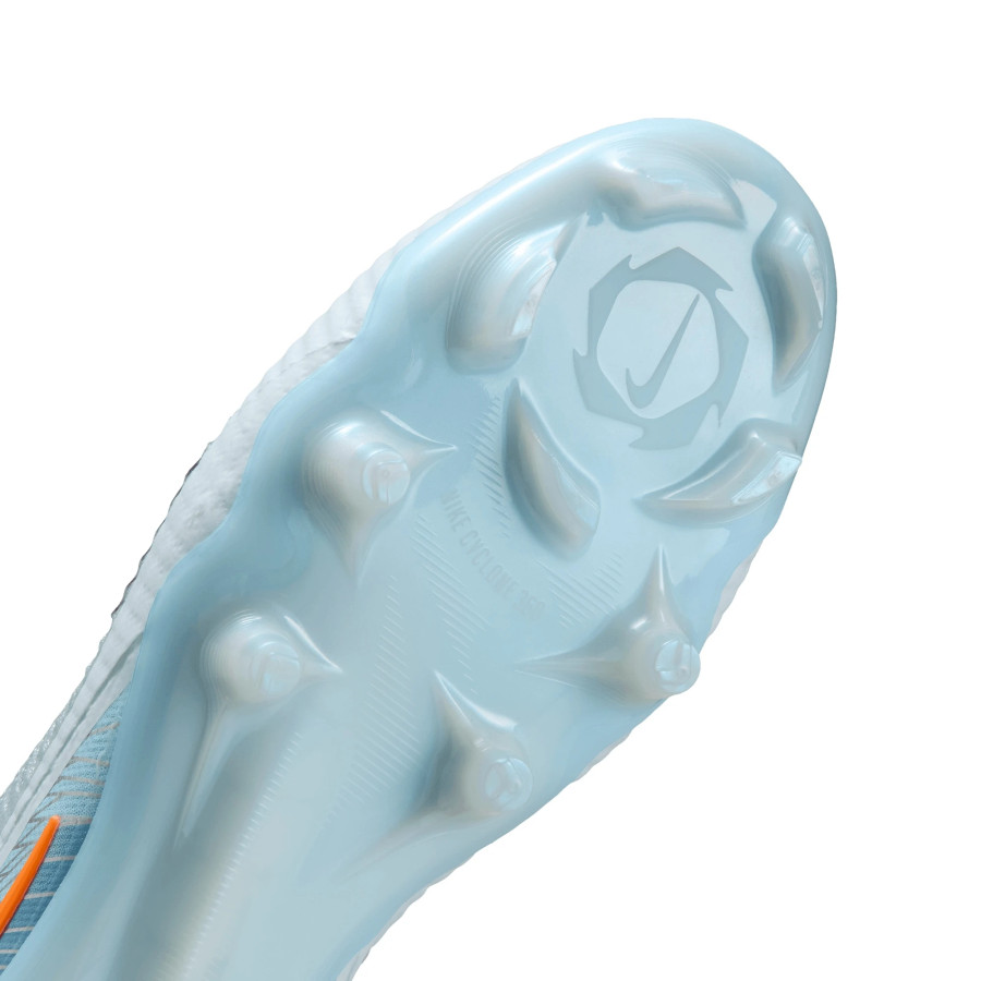 Nike Phantom 6 United 4 Elite FG bleu ciel orange