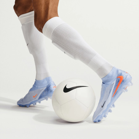 Nike Phantom 6 montante United 4 Elite FG bleu ciel orange