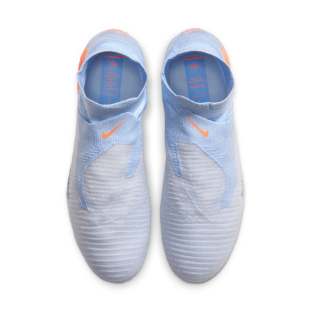 Nike Phantom 6 montante United 4 Elite FG bleu ciel orange