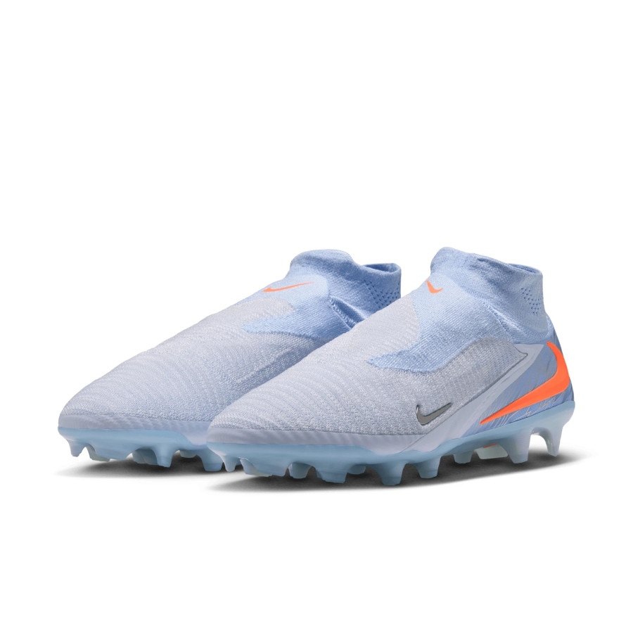 Nike Phantom 6 montante United 4 Elite FG bleu ciel orange