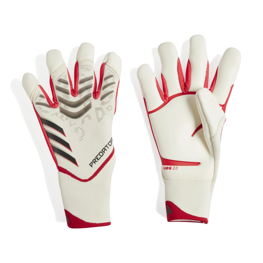 Gants gardien adidas Predator GL Pro Hybrid blanc rouge noir
