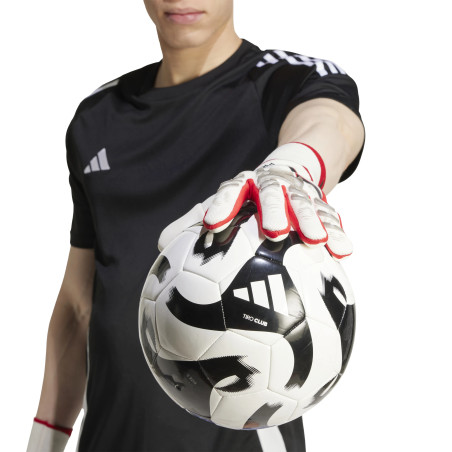 Gants gardien adidas Predator GL Pro blanc rouge noir