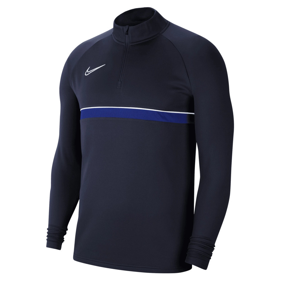 Sweat zippé Nike Academy bleu foncé