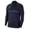 Sweat zippé Nike Academy bleu foncé