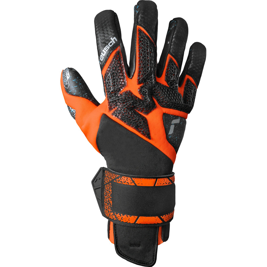 Gants gardien Attrakt Fusion Carbon 3D noir orange