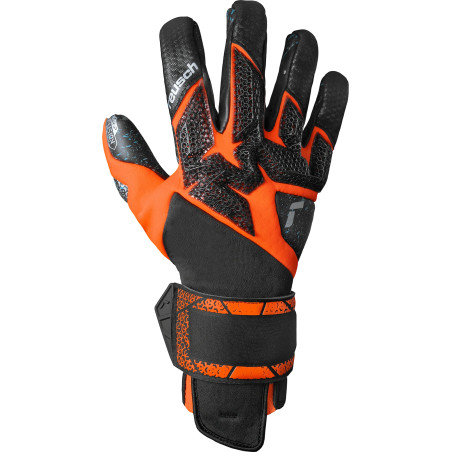 Gants gardien Attrakt Fusion Carbon 3D noir orange