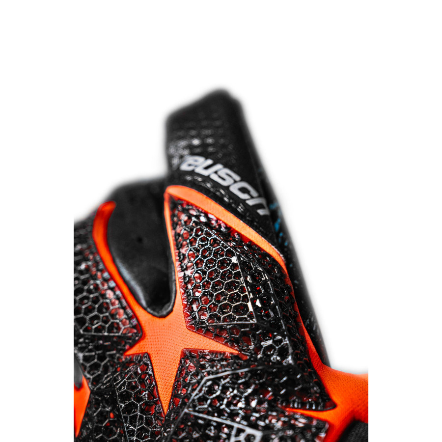 Gants gardien Attrakt Fusion Carbon 3D noir orange