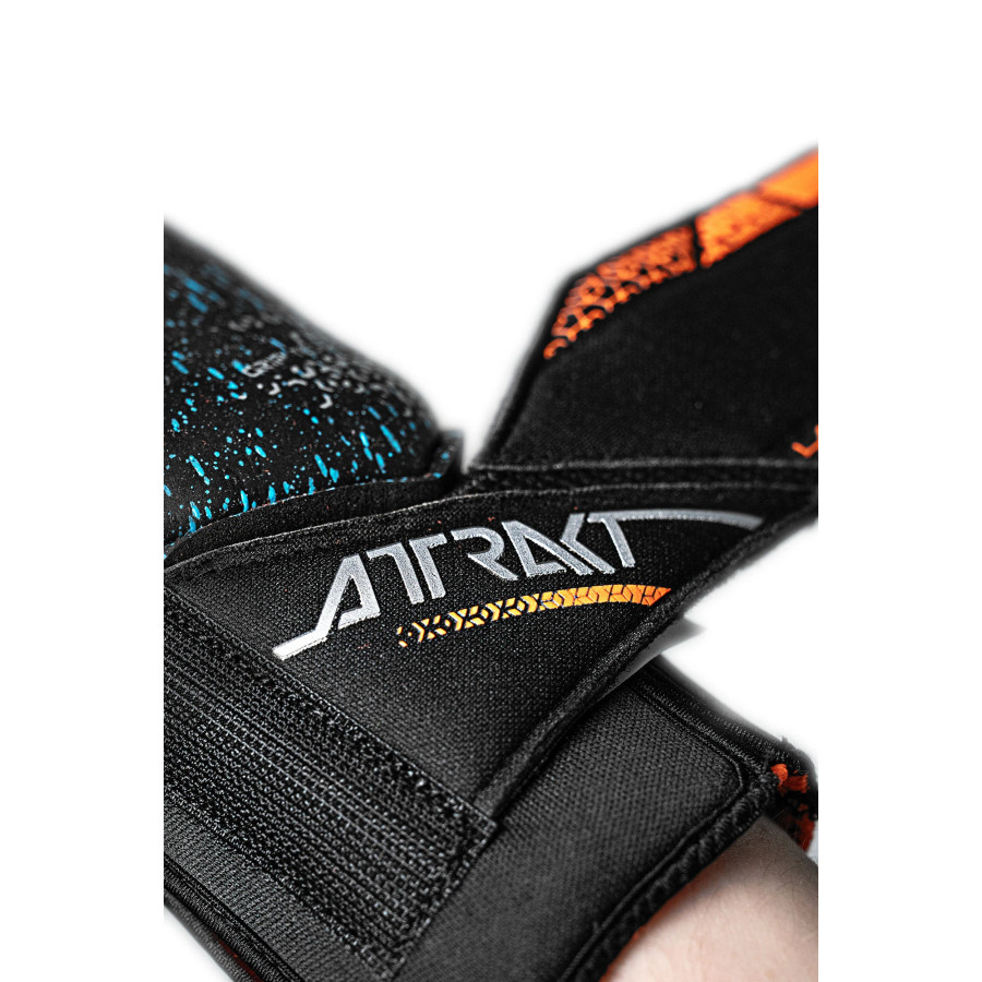 Gants gardien Attrakt Fusion Carbon 3D noir orange
