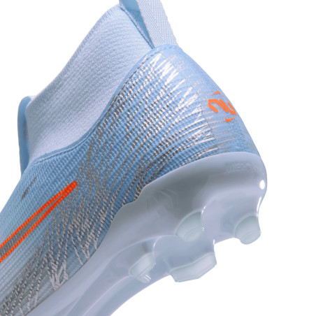 Nike Mercurial Superfly 11 United 4 Academy junior FG/MG bleu ciel orange