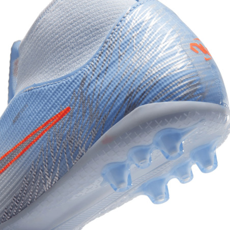 Nike Mercurial Superfly 11 United 4 Academy junior AG bleu ciel orange