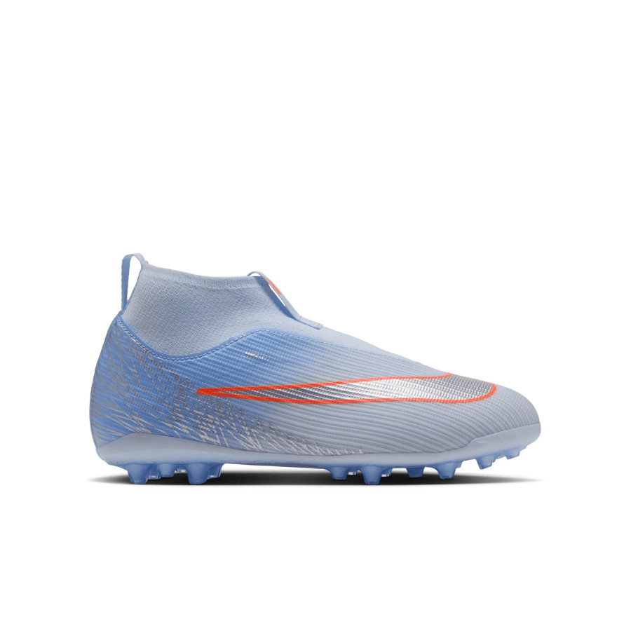 Nike Mercurial Superfly 11 United 4 Academy junior AG bleu ciel orange