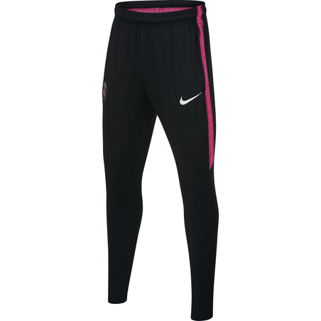 Pantalon survêtement junior PSG noir rose 2018/19