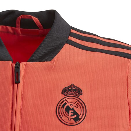 Veste junior survêtement Real Madrid Europe rouge 2018/19