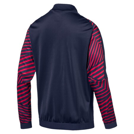 Veste survêtement Arsenal bleu rayé rouge 2018/19