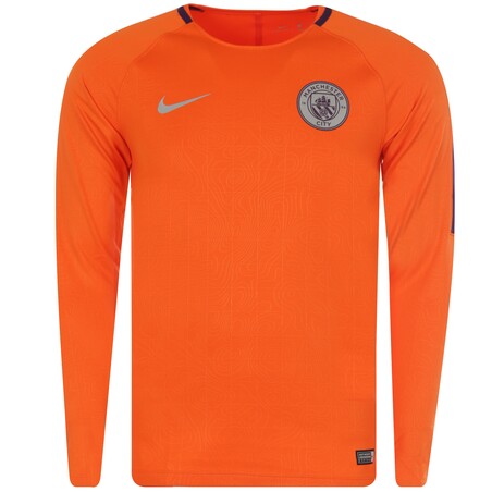 Sweat entraînement Manchester City orange 2018/19
