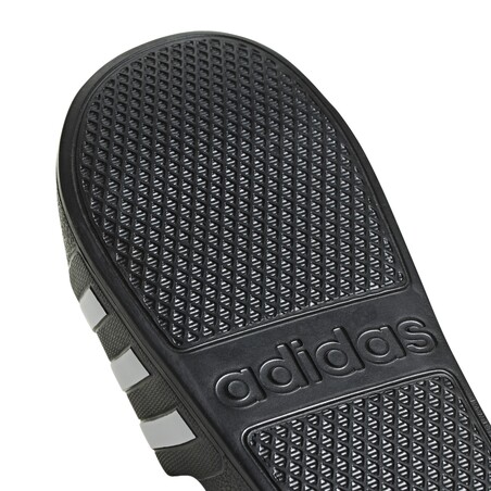 Sandales ADILETTE AQUA noir blanc