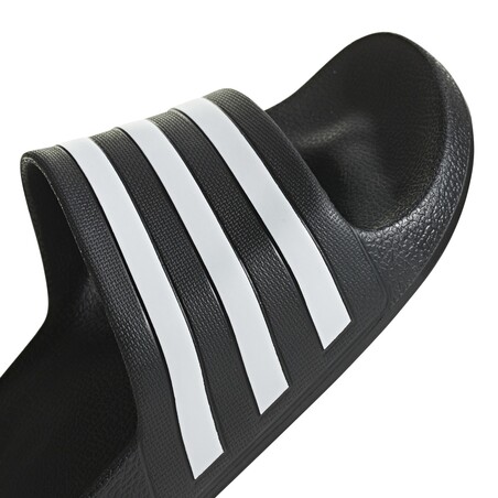 Sandales ADILETTE AQUA noir blanc