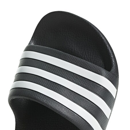 Sandales Junior ADILETTE AQUA noir blanc 2018/19