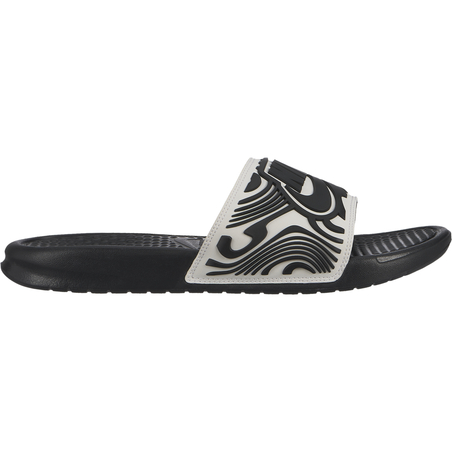 Sandales Nike Benassi graphic blanc noir 2018/19
