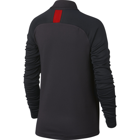 Sweat zippé PSG junior noir rouge 2019/20