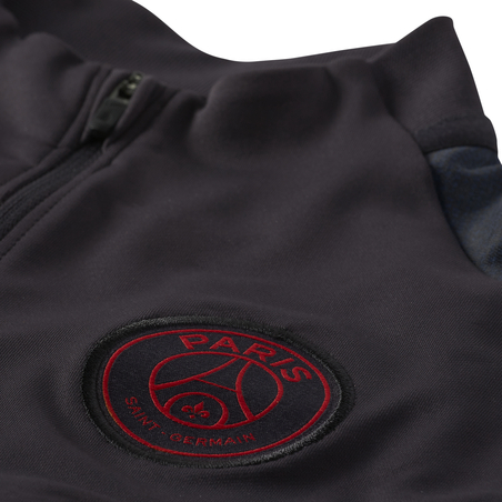Sweat zippé PSG junior noir rouge 2019/20