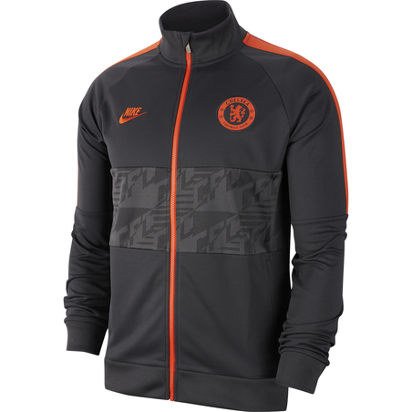 Veste survêtement Chelsea I96 noir orange 2019/20