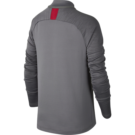 Sweat zippé junior Atlético Madrid gris rouge 2019/20