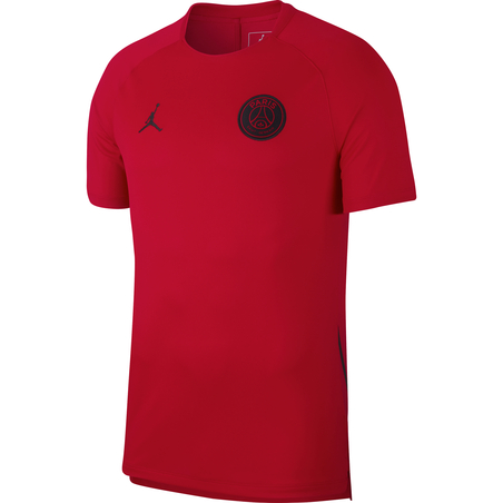 Maillot entraînement PSG Jordan Squad rouge 2018/19