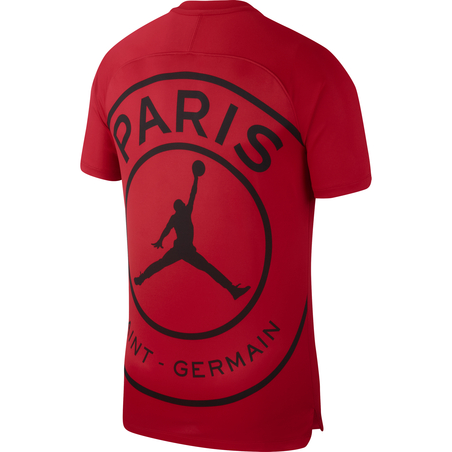 Maillot entraînement PSG Jordan Squad rouge 2018/19