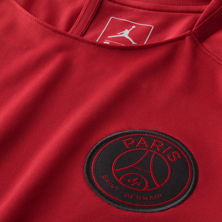 Maillot entraînement PSG Jordan Squad rouge 2018/19