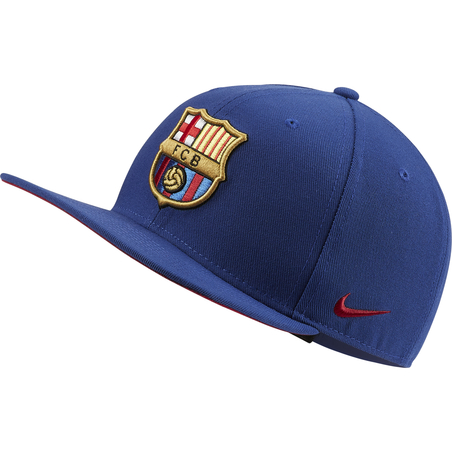 Casquette visière plate FC Barcelone Pro bleu 2019/20