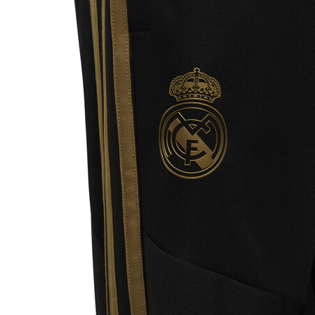 Pantalon survêtement junior Real Madrid noir or 2019/20