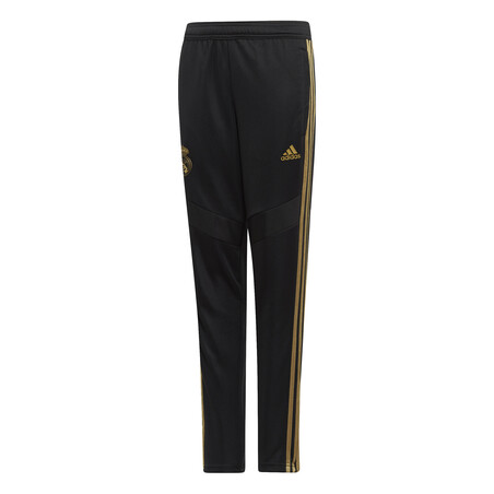 Pantalon survêtement junior Real Madrid noir or 2019/20