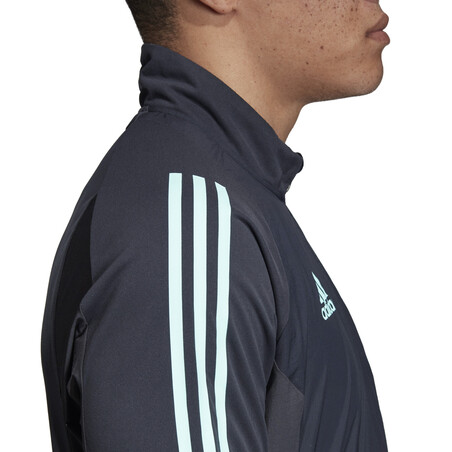 Sweat zippé Juventus noir bleu 2019/20
