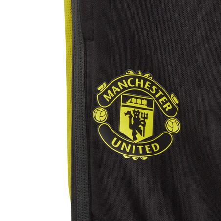 Pantalon survêtement junior Manchester United noir jaune 2019/20