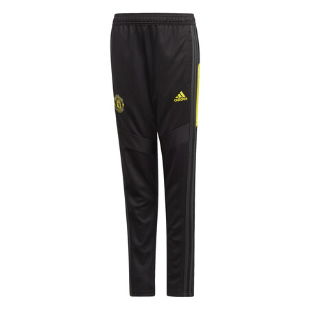 Pantalon survêtement junior Manchester United noir jaune 2019/20