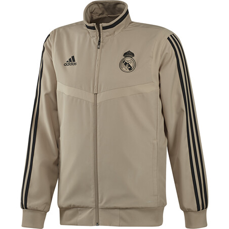 Veste survêtement Real Madrid beige 2019/20