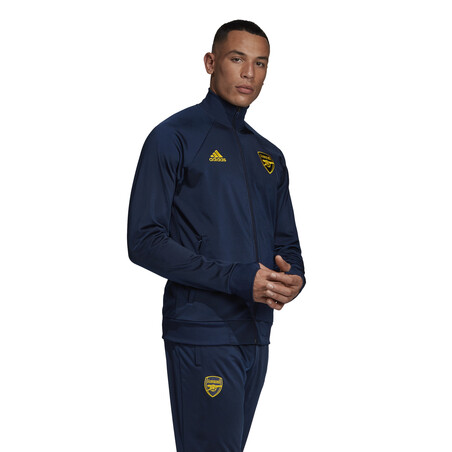 Veste survêtement Arsenal ICONS bleu jaune 2019/20