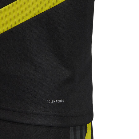 Sweat entraînement Manchester United noir jaune 2019/20