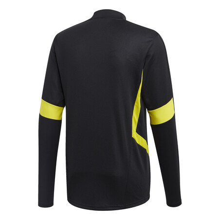 Sweat entraînement Manchester United noir jaune 2019/20