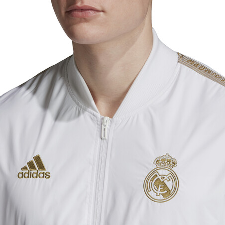 Veste Anthem Real Madrid blanc or 2019/20