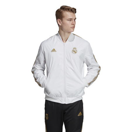Veste Anthem Real Madrid blanc or 2019/20