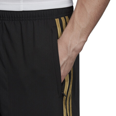 Short entraînement Real Madrid micro fibre noir or 2019/20