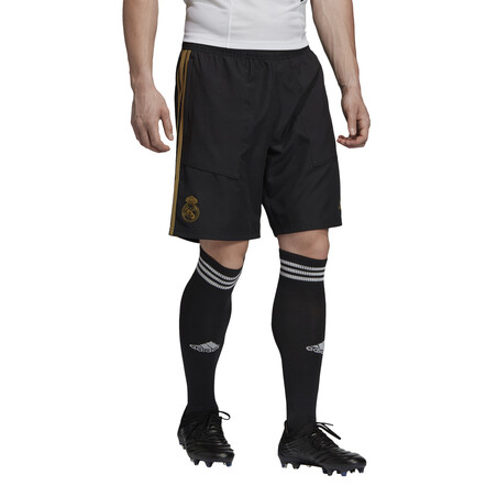 Short entraînement Real Madrid micro fibre noir or 2019/20
