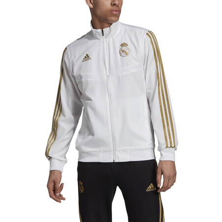 Veste entraînement Real Madrid blanc or 2019/20