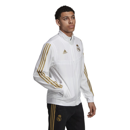 Veste entraînement Real Madrid blanc or 2019/20