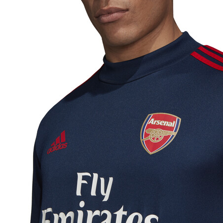 Sweat entraînement Arsenal bleu 2019/20