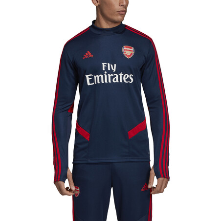 Sweat entraînement Arsenal bleu 2019/20