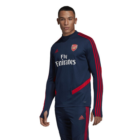 Sweat entraînement Arsenal bleu 2019/20